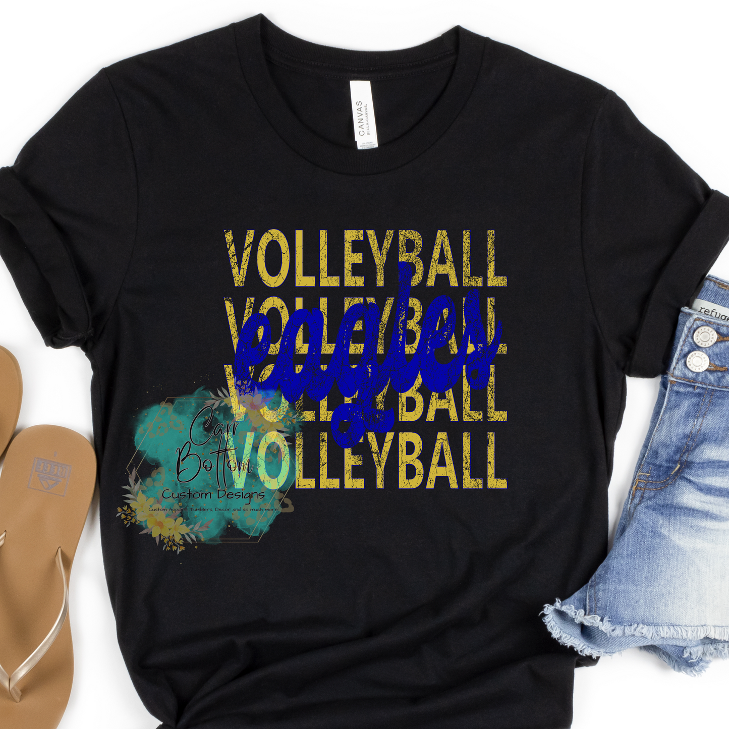 Eagles Volleyball Distressed